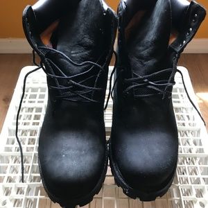 boots timberland waterproof 9.5 black